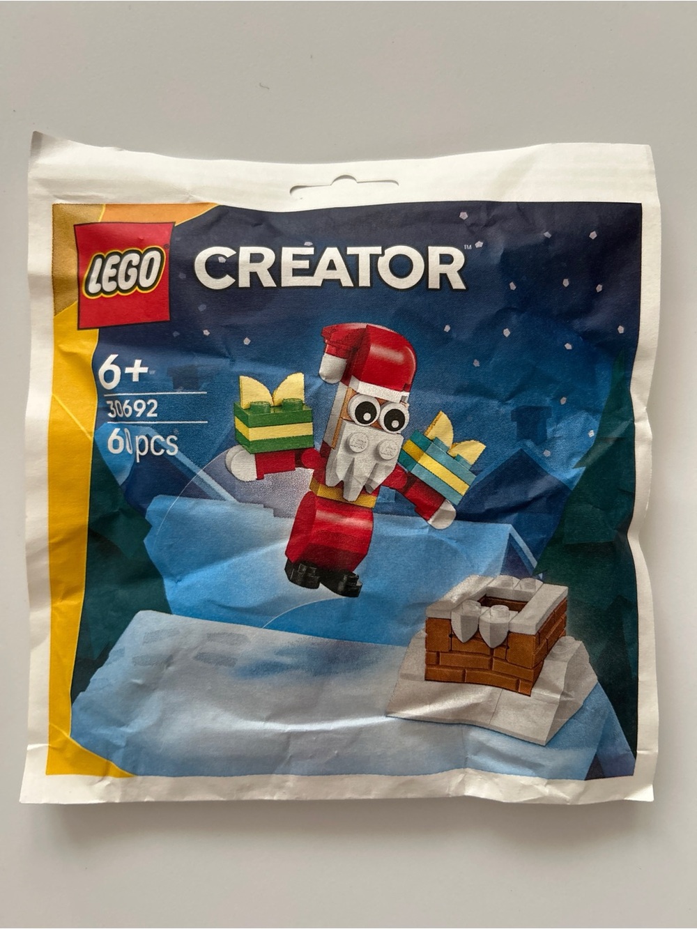 LEGO Creator Santa's Chimney Dive 30692 Rare NEW Paper Bag Set